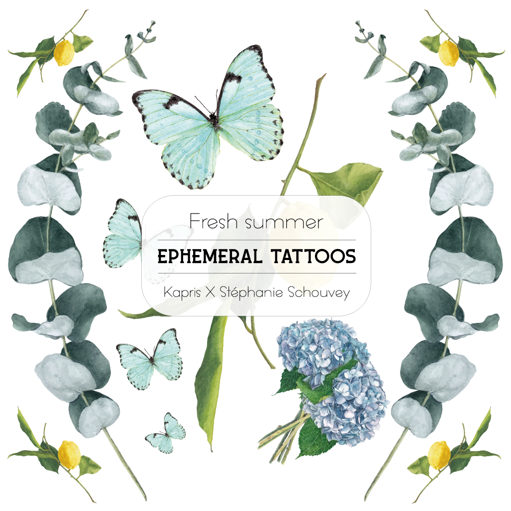 Frischer Sommer – Temporäre Tattoos