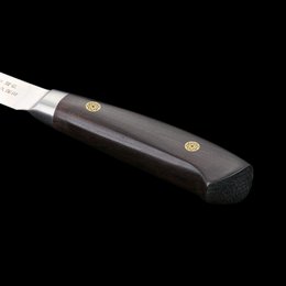 KATAHIRO KUBOTA Sense 3tlg. Santokumesser-set aus Damast und Ebenholzgriff