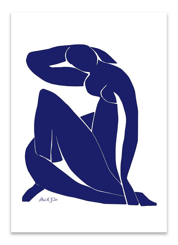 Pocztówka Henri Matisse - Nu Bleu
