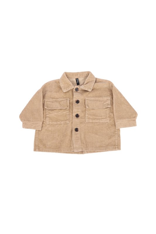 Oversized Corduroy-jakke - Beige