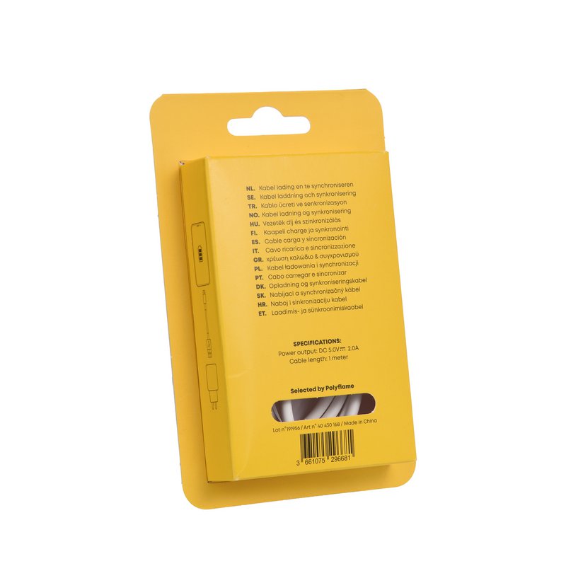 TEKMEE 1M MICRO USB/TIPO-C