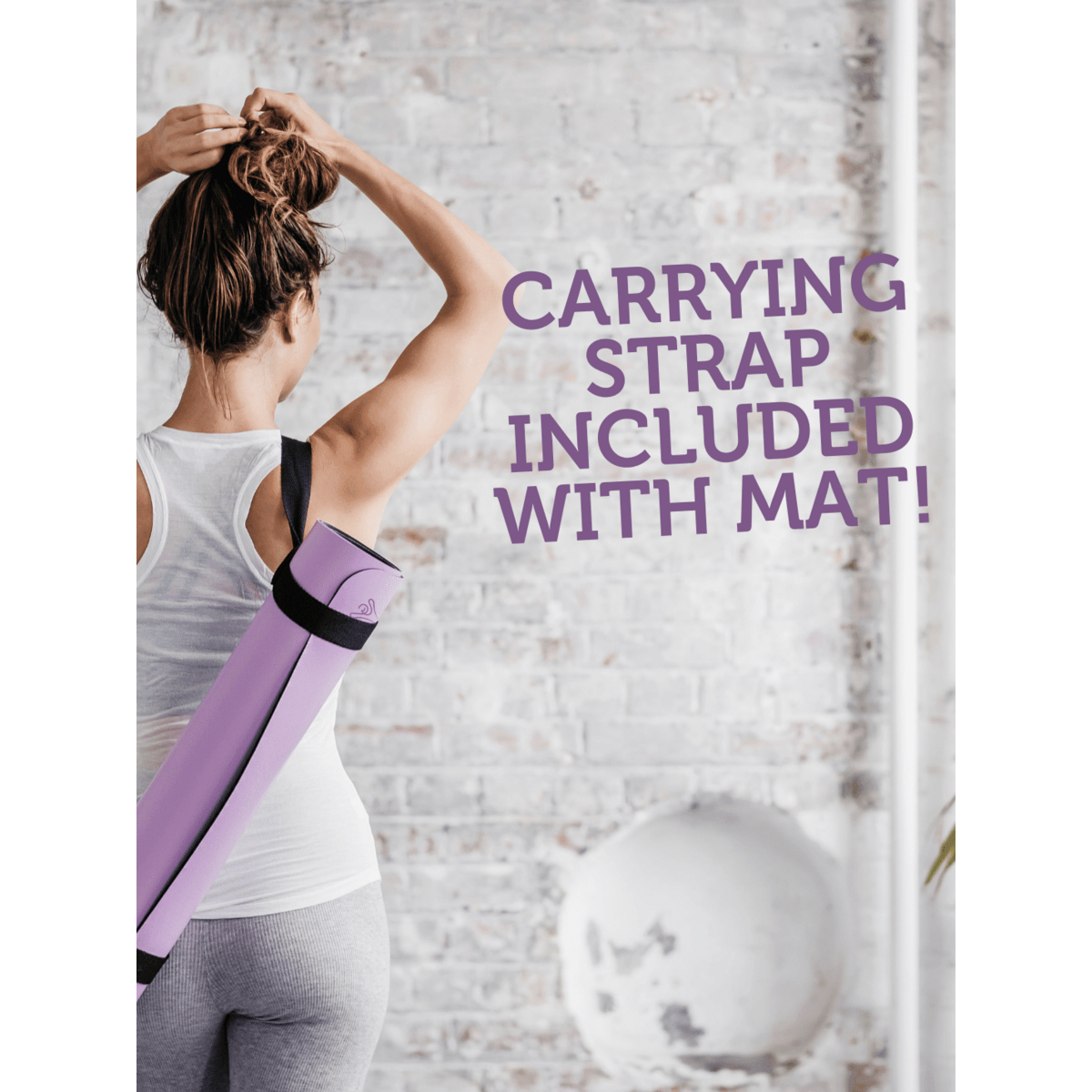 DIYogi™ PURPLE YOGA MAT - MANDALA
