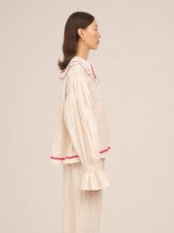 Offduty Cream Pyjama Blouse