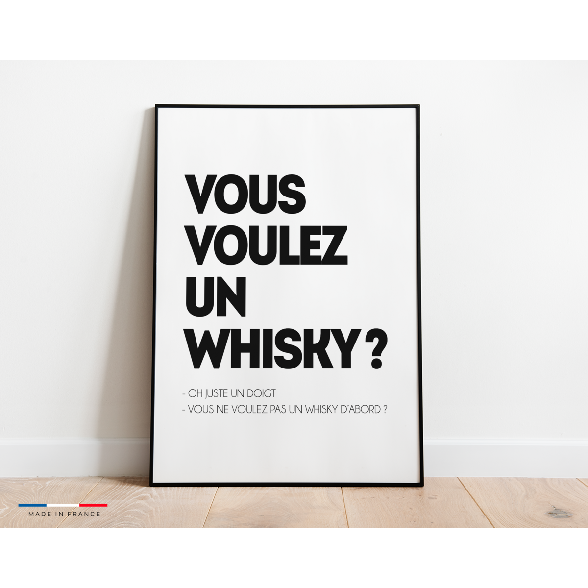 Poster Vuoi un whisky?