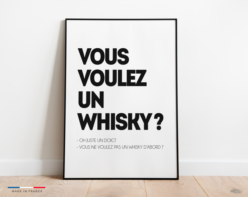 Poster Want a whiskey?