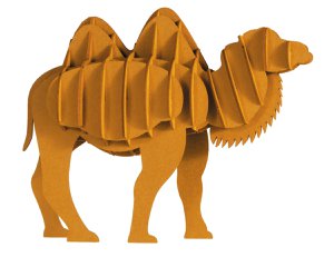 3D Paper Model - Camel