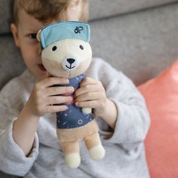 Frei bespielbare Spieluhr Jay der Bär – Stoffsäckchen