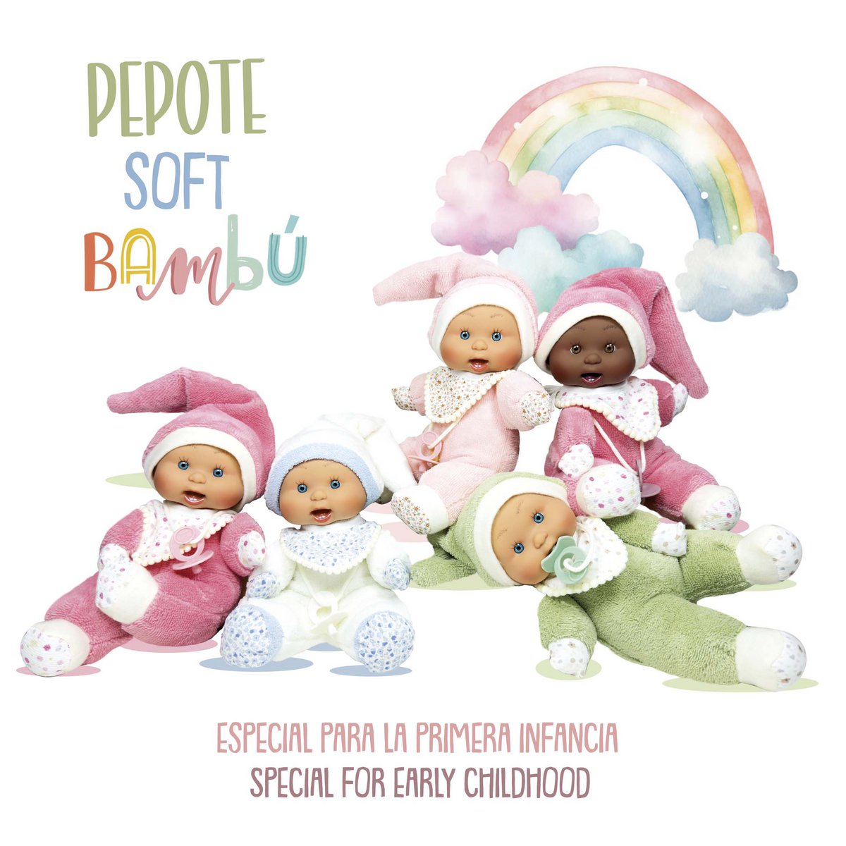 PEPOTE SOFT BAMBOO DISPLAY PUPPE 8 EINHEITEN