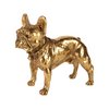 Bulldoggenfigur 12,5 cm – Gold – Kunstharz