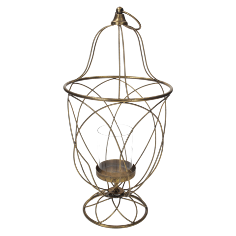 Kandelaarlantaarn h 45 d 22 cm