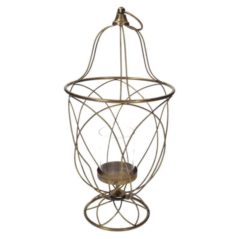 Candlestick lantern h 45 d 22 cm