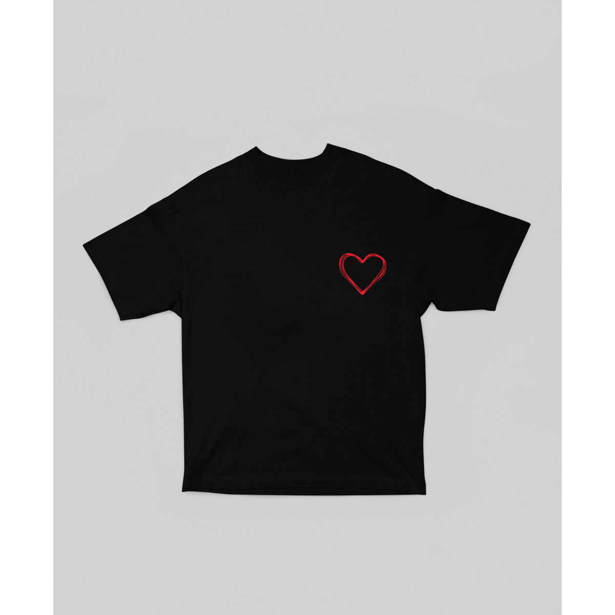 T-shirt oversize Cuore