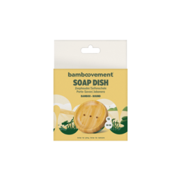 Sustainable & Eco-Friendly Bamboo Soap Dish - Round