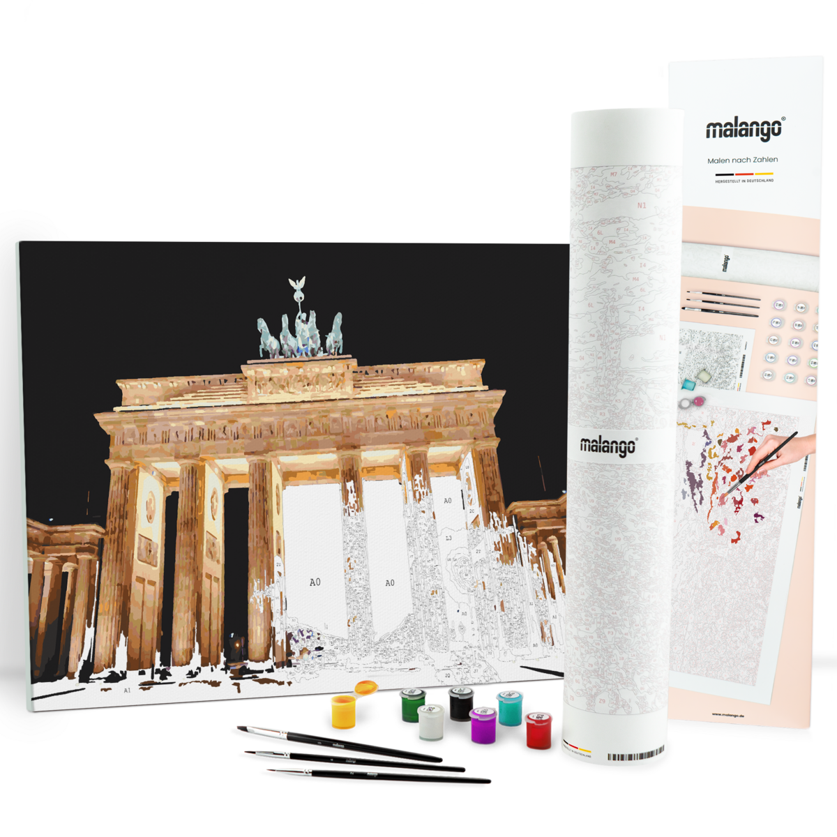 Pintar por números - Puerta de Brandenburgo