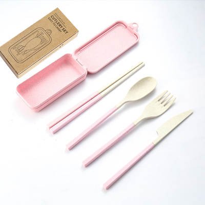 Kit de cubiertos desmontable y portátil - con estuche - 8 colores disponibles