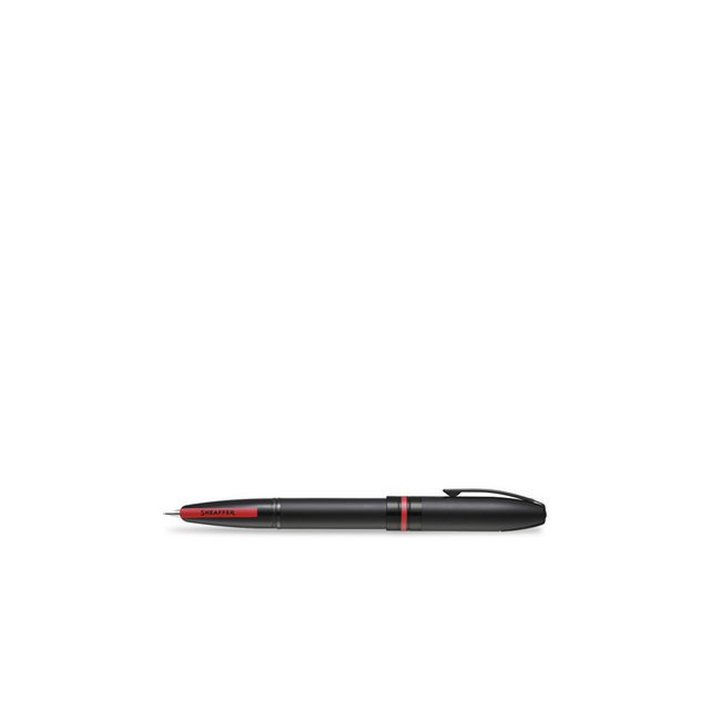 Vulpen SHEAFFER Icon E9108 M Matzwarte lak rode PVD-versieringen