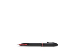 Vulpen SHEAFFER Icon E9108 M Matzwarte lak rode PVD-versieringen