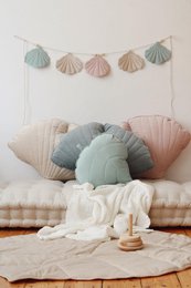 Guirlande de velours « Late Summer » avec coquillages