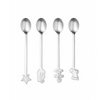 Cuillères argent snow - lot de 4
