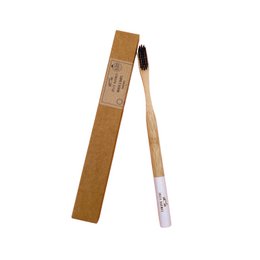 Bamboo Toothbrush Adult White Medium