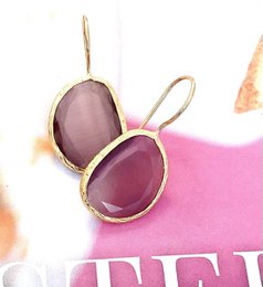 Earrings Cateye Steen Lila