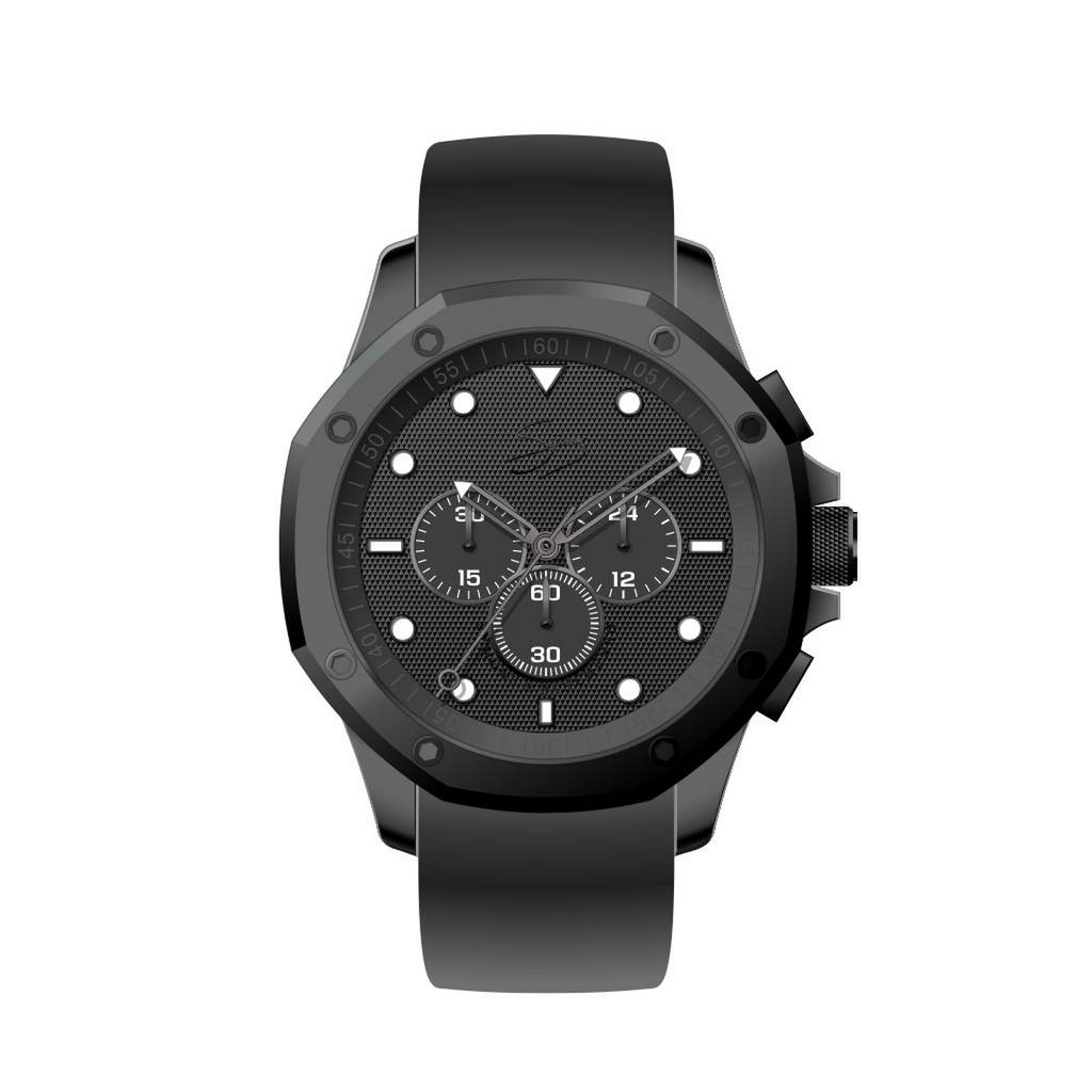 Chronographe Finestra Neropaco en acier inoxydable 10 ATM
