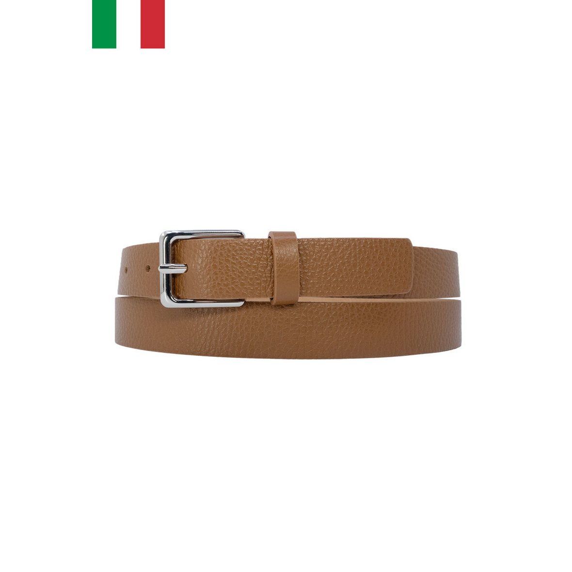 Damesriem van rundleer, breedte 25 mm, gemaakt in Italië IT25