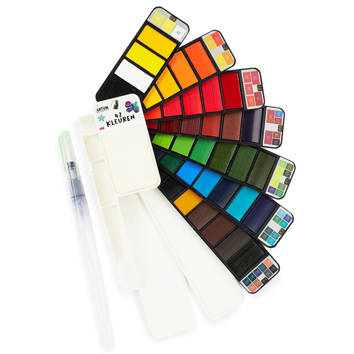 Aquarellfarben-Set mit 42 Farben