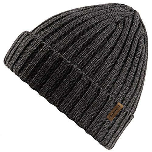 Ribbet Beanie Grå