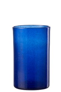 J-Line drinkglas Lisboa - glas - blauw