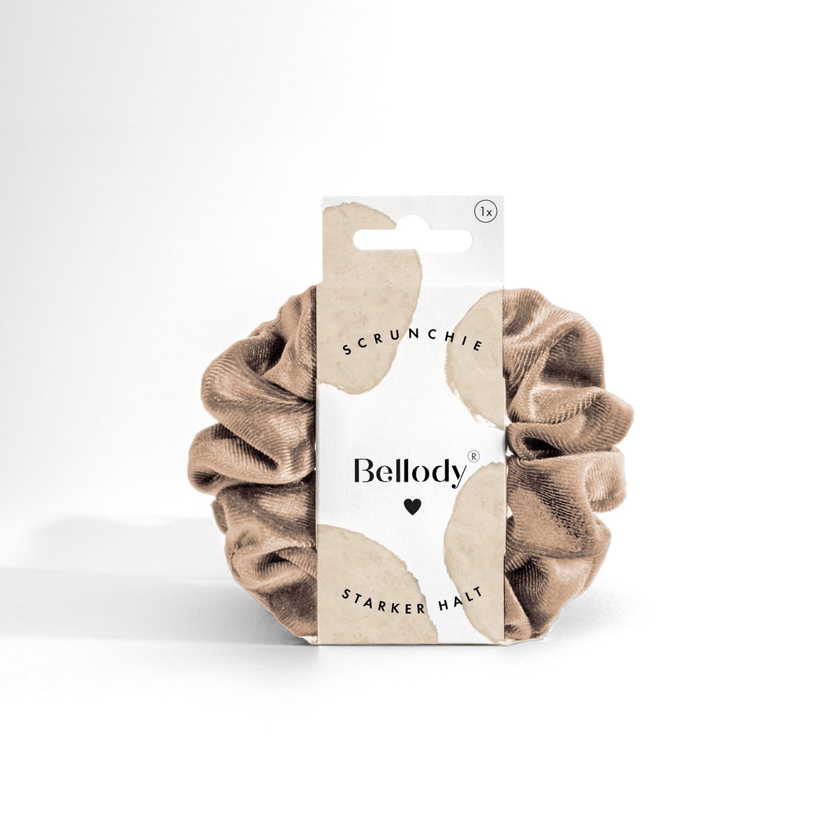 Samt-Scrunchie Beige - Bellody® (1 Stück - Champagne Beige)
