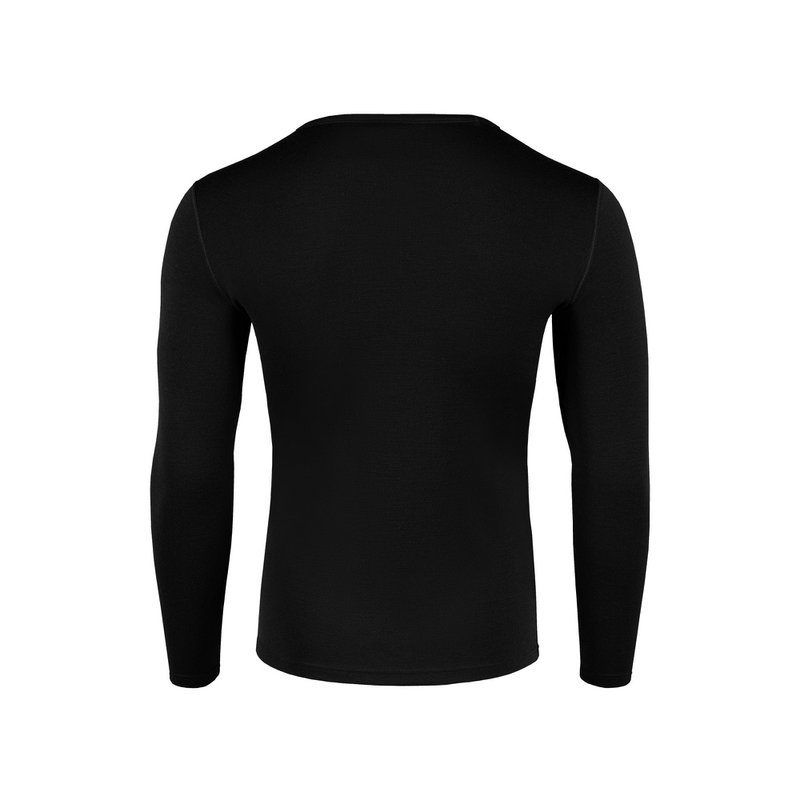 Men's Merino 250 Long Sleeve Crew Black