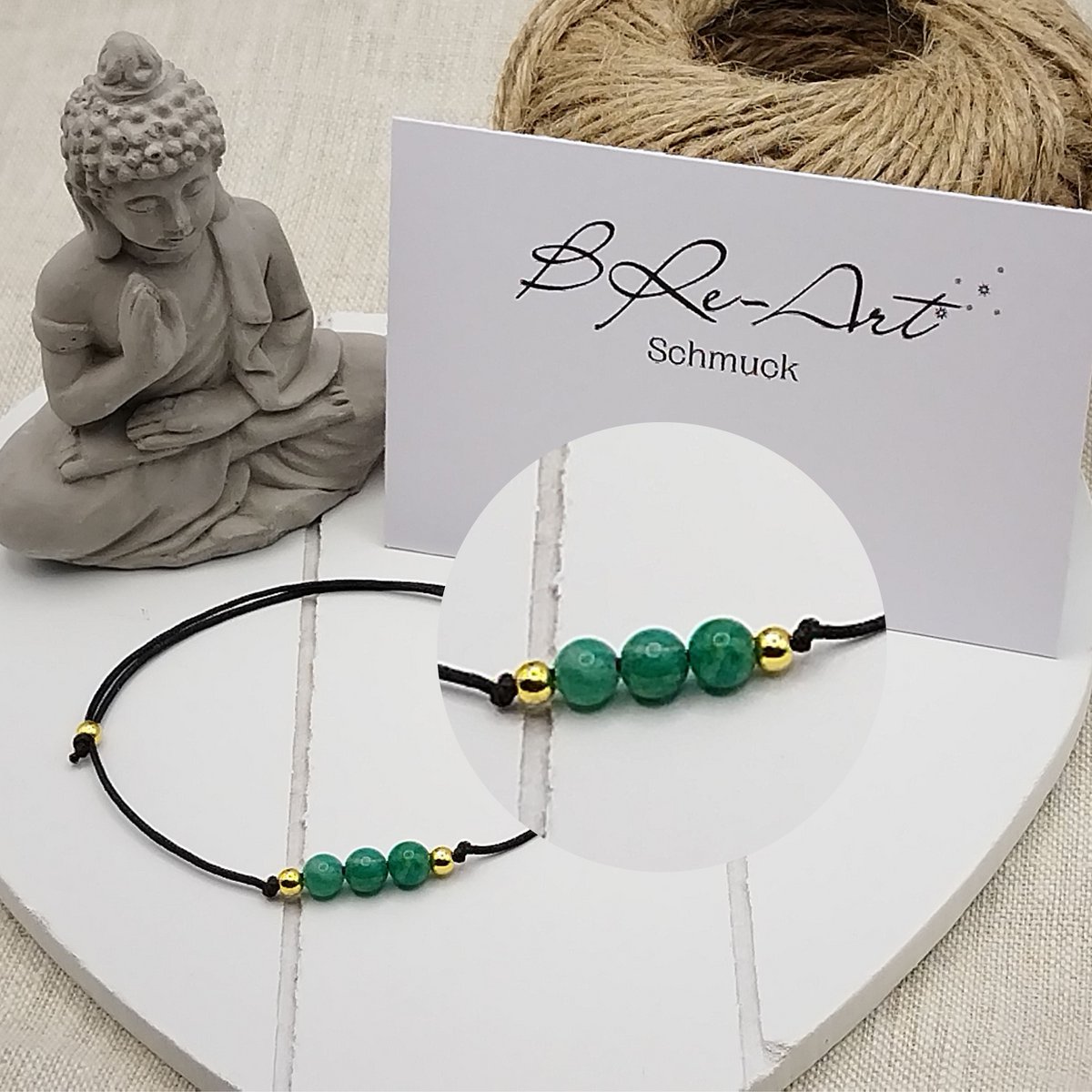 Amazoniet edelsteen armband, 4mm Ø