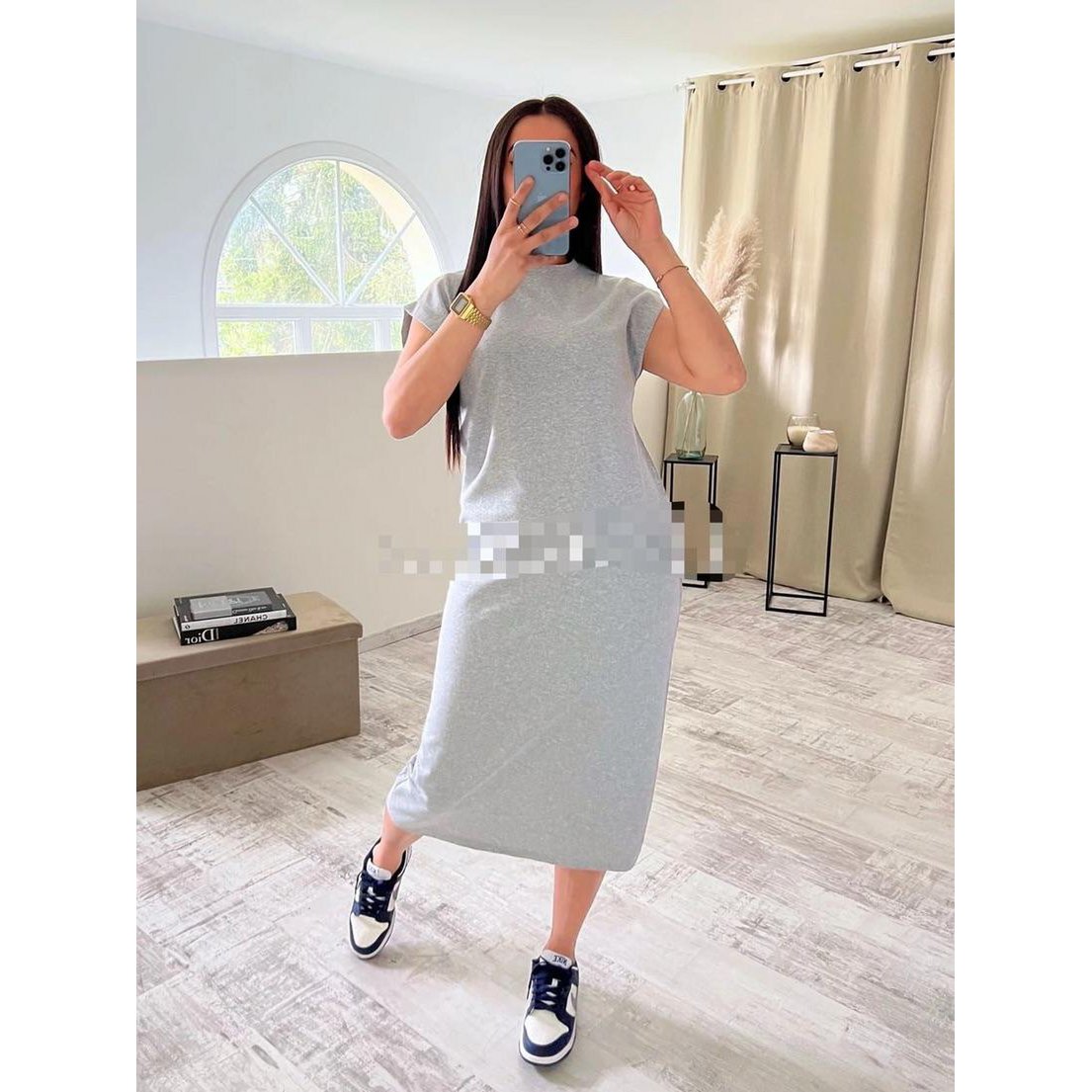Dress dress model tshirt in cotton