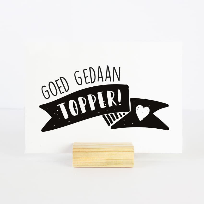 Karte - Gut gemacht Topper