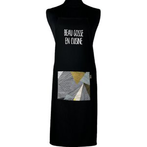 Apron, "Handsome kid in the kitchen" black
