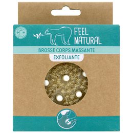 Złuszczanie i masaż pędzla do ciała - naturalne odczucie