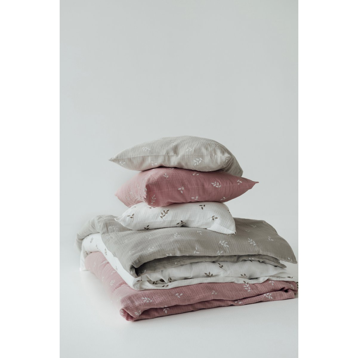 Tisu Baby Druvet Cover & Pillow Fase de almohadas, Hojas de rubor