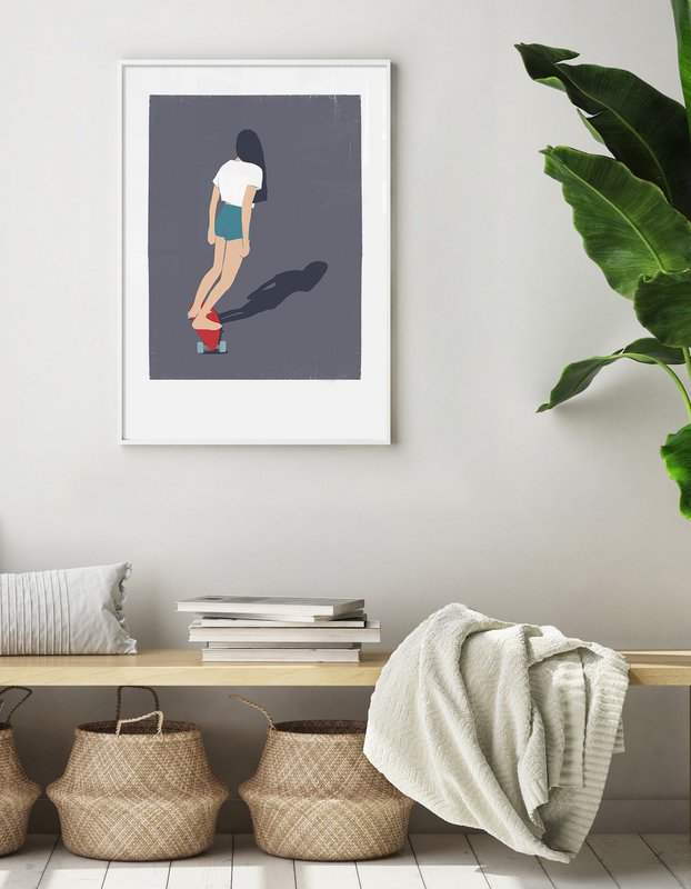 Ragazza dello skateboard II