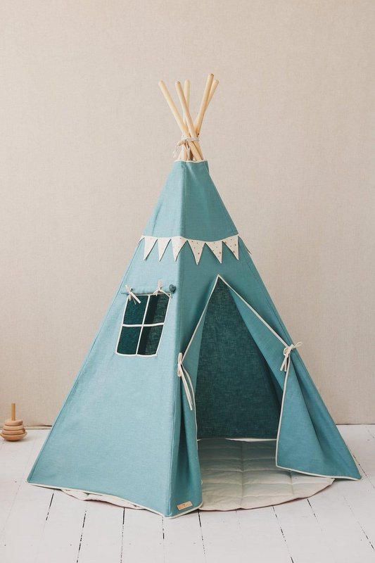 Tipi-tent "Gold Star" met guirlande