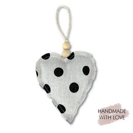 Hanger hart van stof in een set van 3