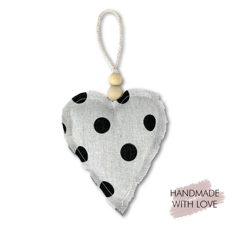 Hanger hart van stof in een set van 3