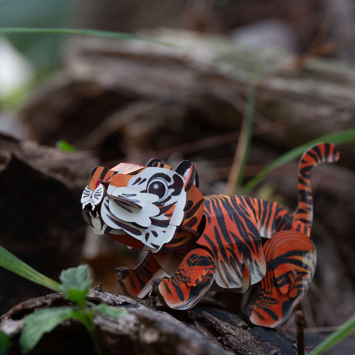 Mieredu - 3D Puzzel Build And Sound - Tijger