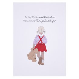 Postkort - Tid til julesange