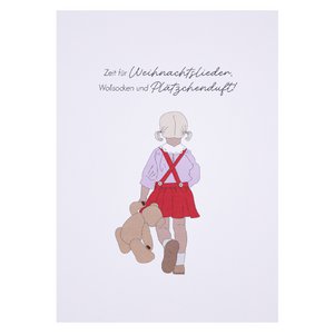 Postkarte - Zeit für Weihnachtslieder