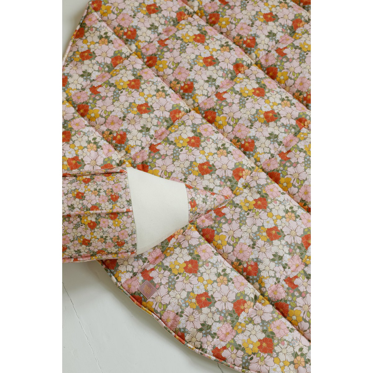 Almohada de crayón de algodón “Jardín verde”