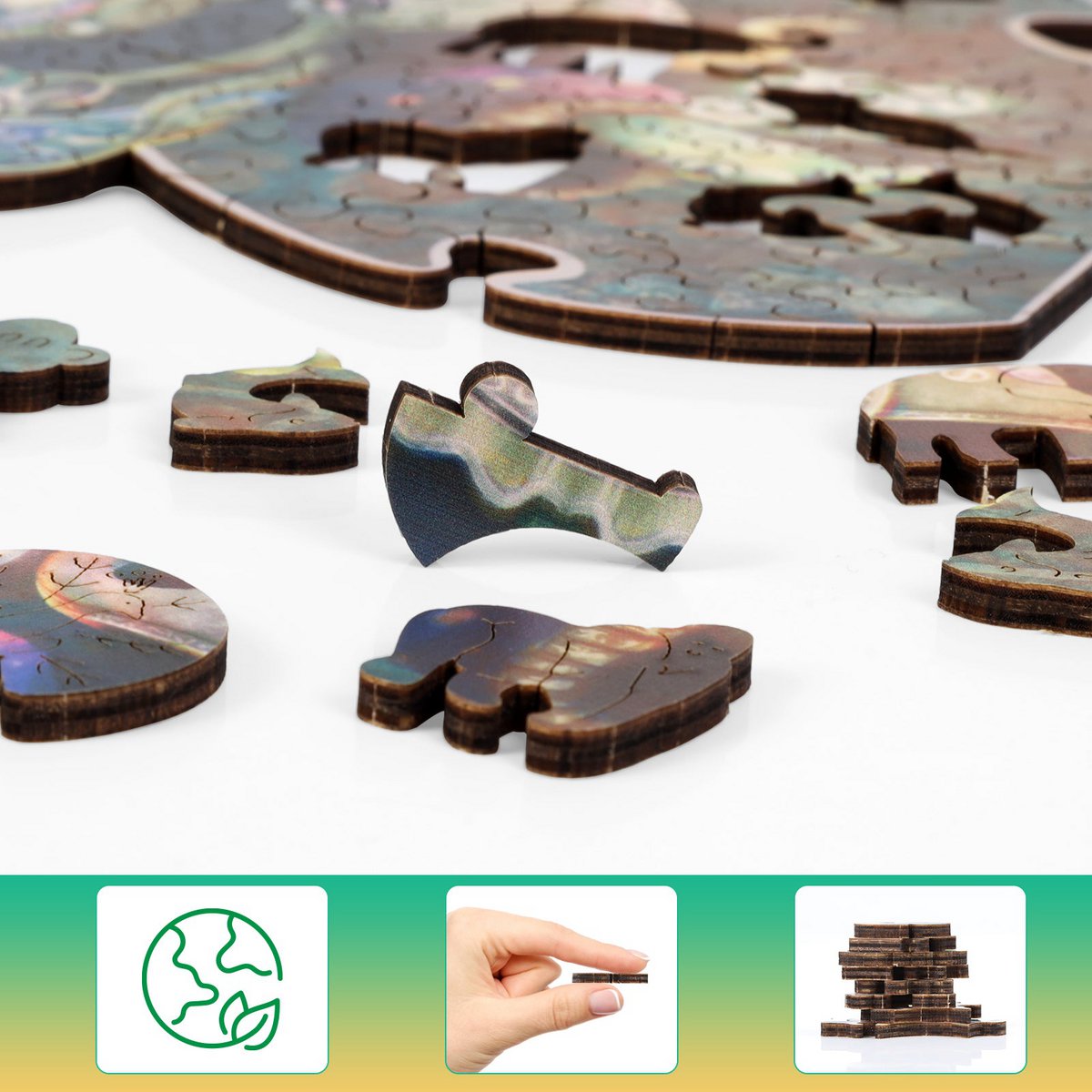 Ankh The Grower – Holzpuzzle mit Krokodilmotiv