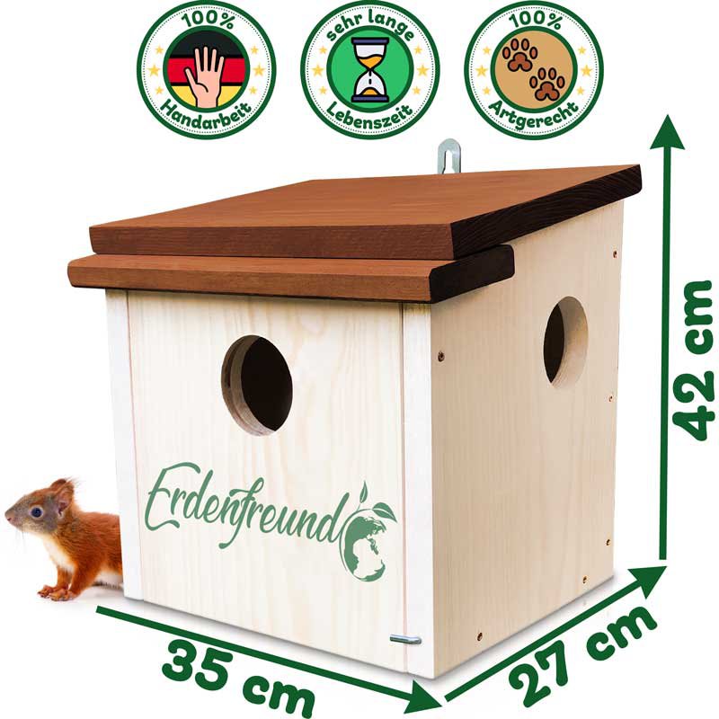 Domek dla wiewiórek ERDENFREUND®