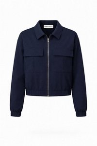 Ann Gissy Refined Women's Jacket Navy Travel Fabric - blue - comfortable fit