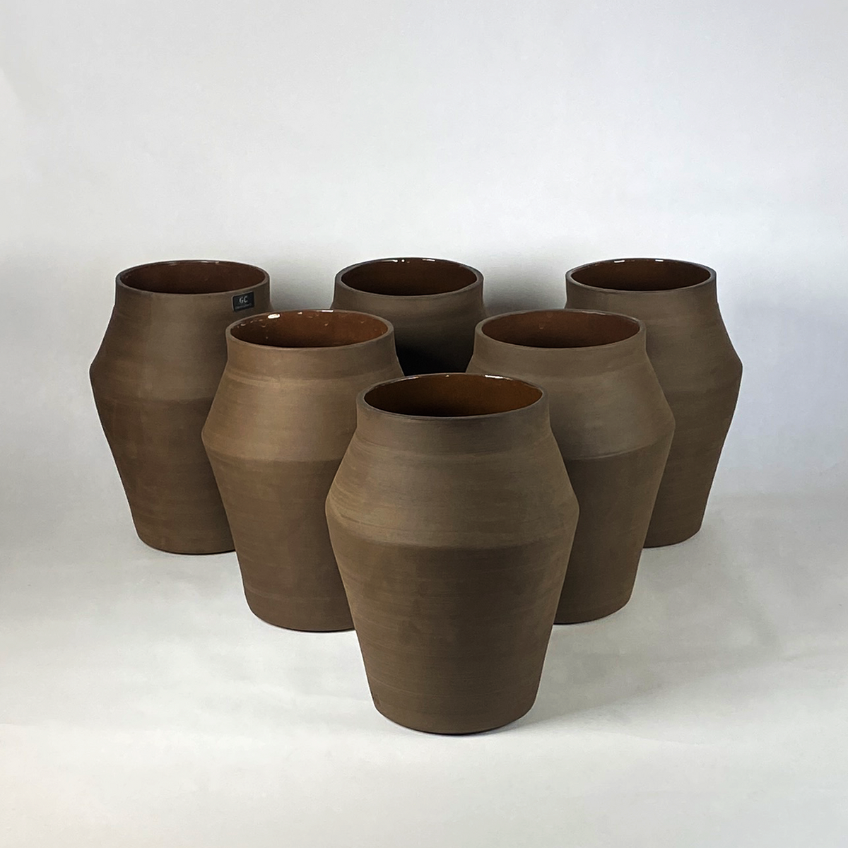 Makua Vase nøgen | Keramik | Plantepotte | Wabi Sabi | Ler | Håndlavet | Hollandsk design
